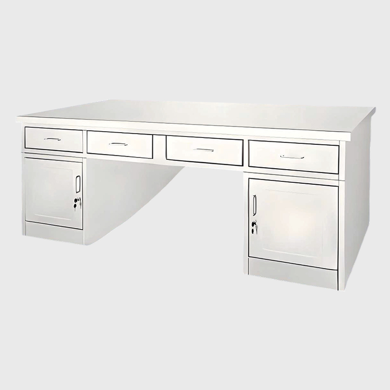 Больничный верстак из нержавеющей стали с ящиками